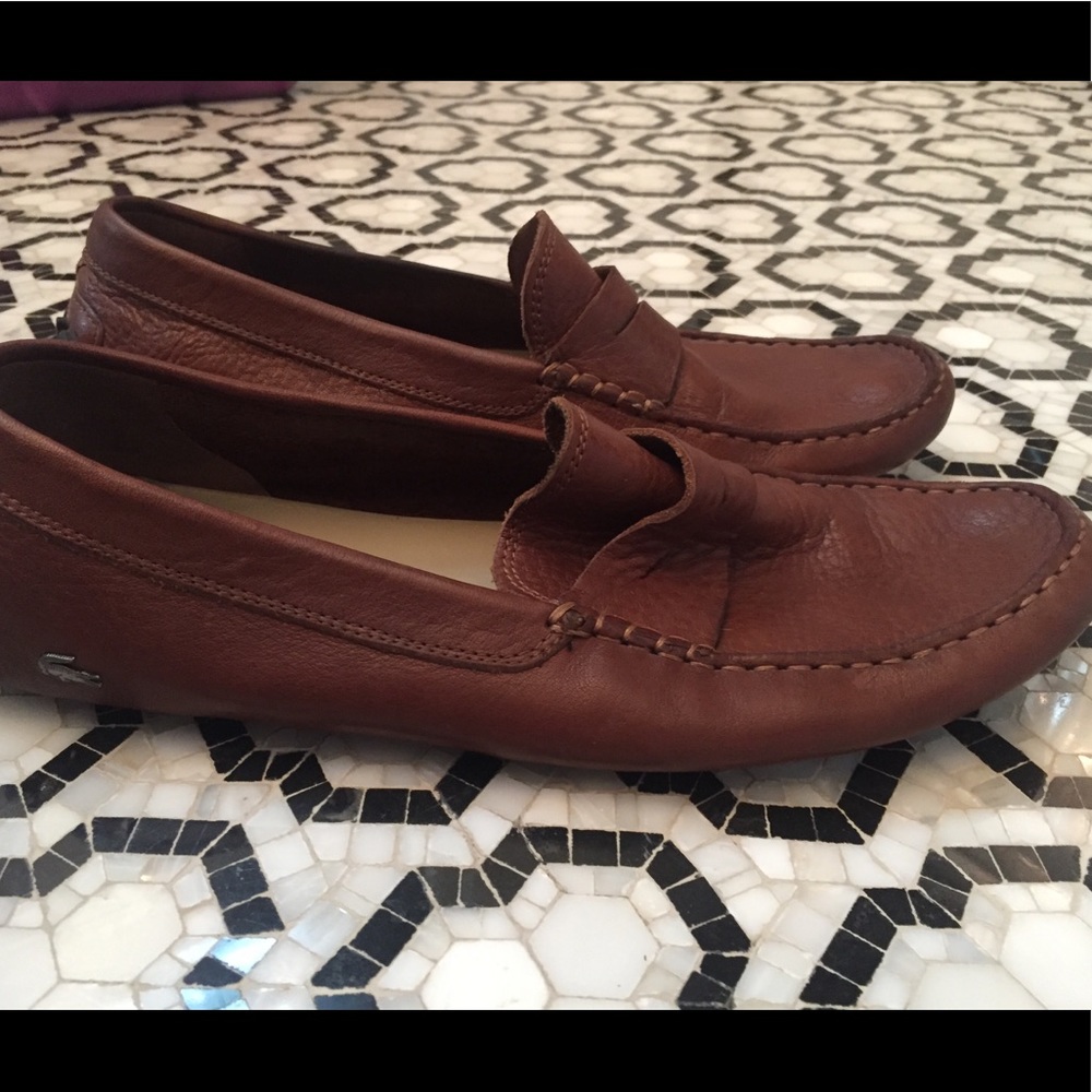 Men’s Lacoste Leather Loafer size 9